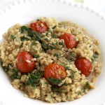 Thumbnail image for Brown Rice Risotto with Roasted Cherry Tomatoes