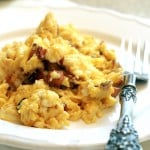 Thumbnail image for Organic, Real Food on a Budget – Cheesy Bacon and Egg Scramble