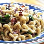 Thumbnail image for Organic, Real Food on a Budget – Fusilli with Chard, Bacon, and Cream
