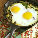 Thumbnail image for Creamed Kale and Eggs