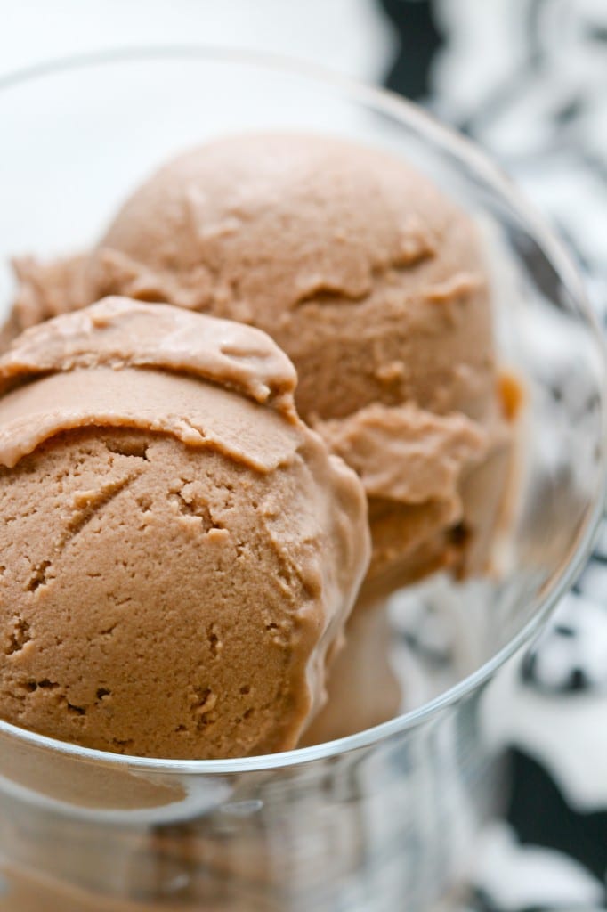 Chocolate Peanut Butter Ice Cream via DeliciouslyOrganic.net
