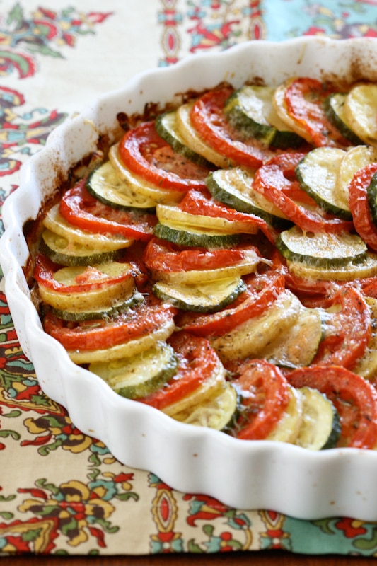 Vegetable Tian  Deliciously Organic