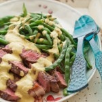 Thumbnail image for Grilled Steak with Green Beans and Mustard-Shallot Sauce