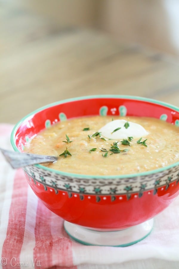 cream of vegetable soup