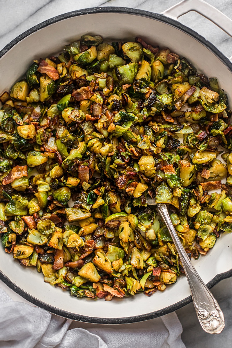 Brussels sprouts and Bacon Hash