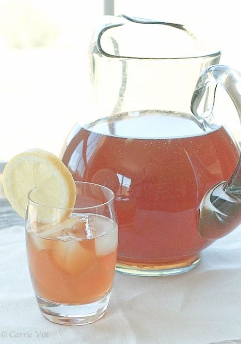 If you've never tried kombucha, you really must. It's a naturally effervescent, sweet fizzy tea. It's full of probiotics and many other powerful nutrients.