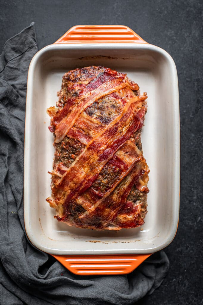 Bacon-Wrapped Meatloaf Recipe (Grain-Free, Paleo)