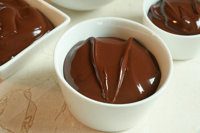 This creamy, thick, chocolate pudding is the best just after it's blended and still warm. You can pour small individual servings into shot glasses and serve with tiny spoons for a perfect party dish!