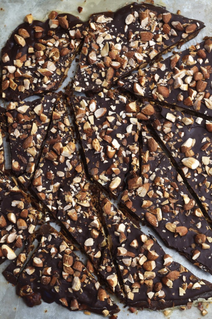 There won't be any leftovers of this delicious organic almond toffee that's made without corn syrup!