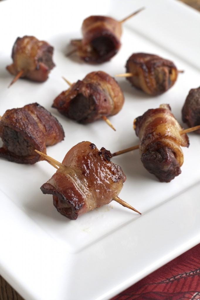 These bacon wrapped steak bites are amazing and perfect for your next party. You can even make them ahead of time and freeze them!