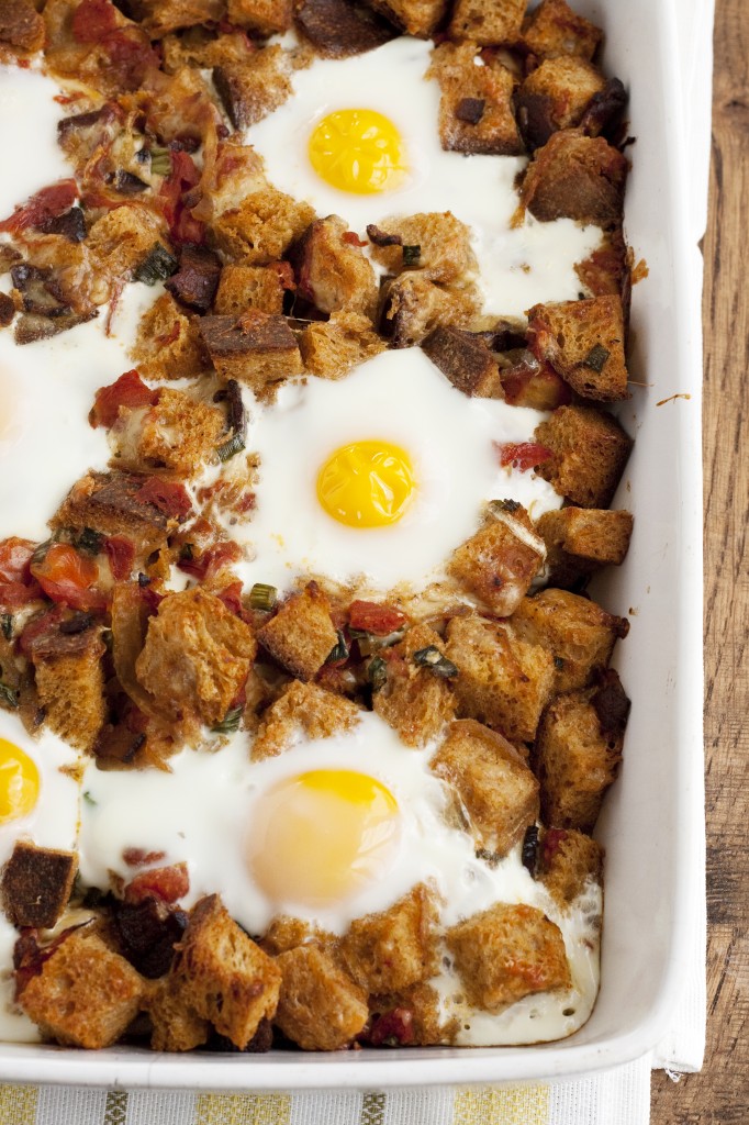 This breakfast bake is amazing and perfect for company because you can prep it ahead of time!