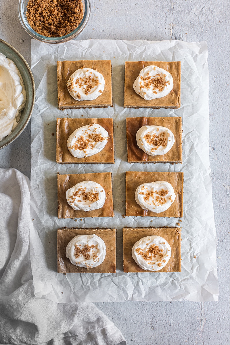 Cappuccino Cheesecake Bars (gluten-free)