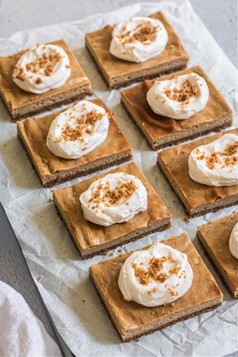 Cappuccino Cheesecake Bars (gluten-free)