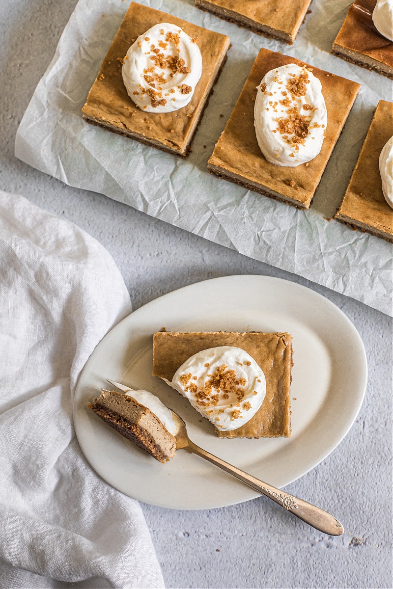 Cappuccino Cheesecake Bars (gluten-free)