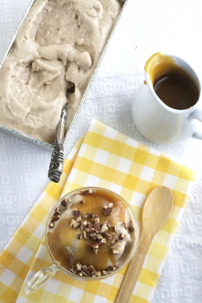 Who doesn't love salted caramel?! And when you put it on top of a delicious real food ice cream, you'll think you're in heaven!