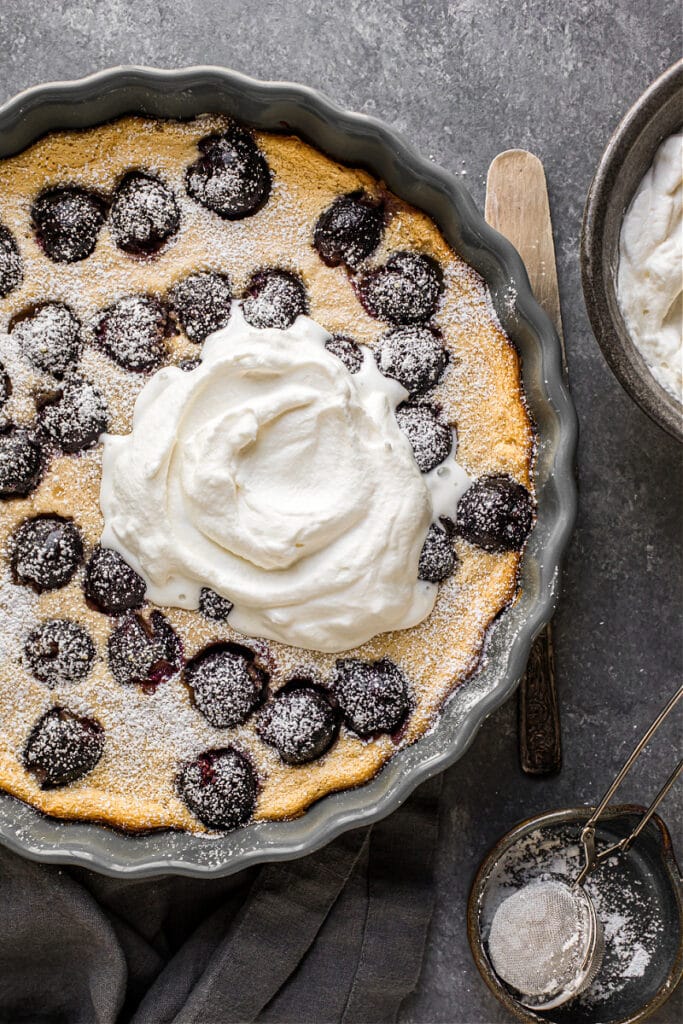 Cherry Clafouti (grain-free)