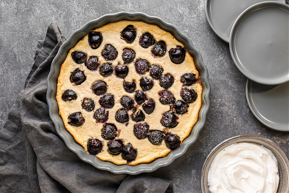 Cherry Clafouti (grain-free)