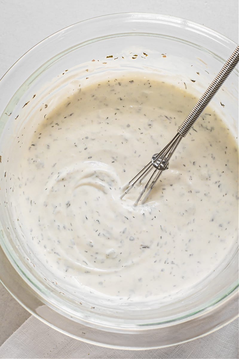 Best Homemade Ranch Dressing Recipe - Evolving Table