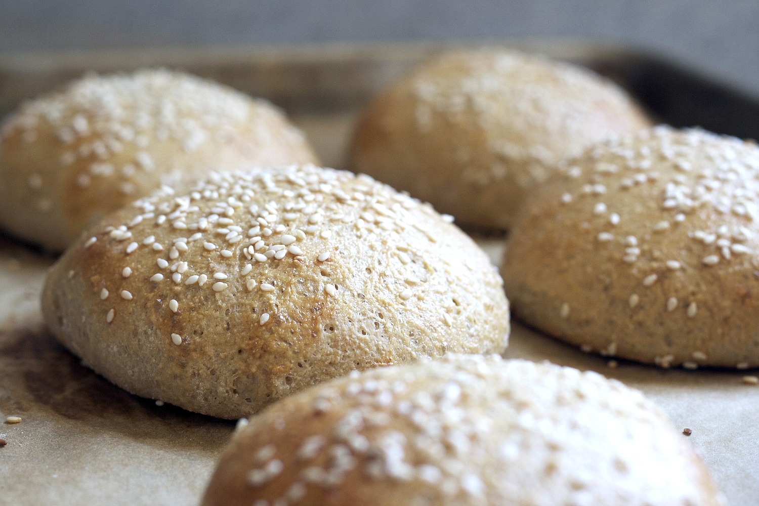 Organic, Real Food on a Budget - Homemade Hamburger Buns