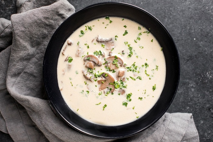 Homemade Cream of Mushroom Soup Recipe (Gluten-Free, Grain-Free)