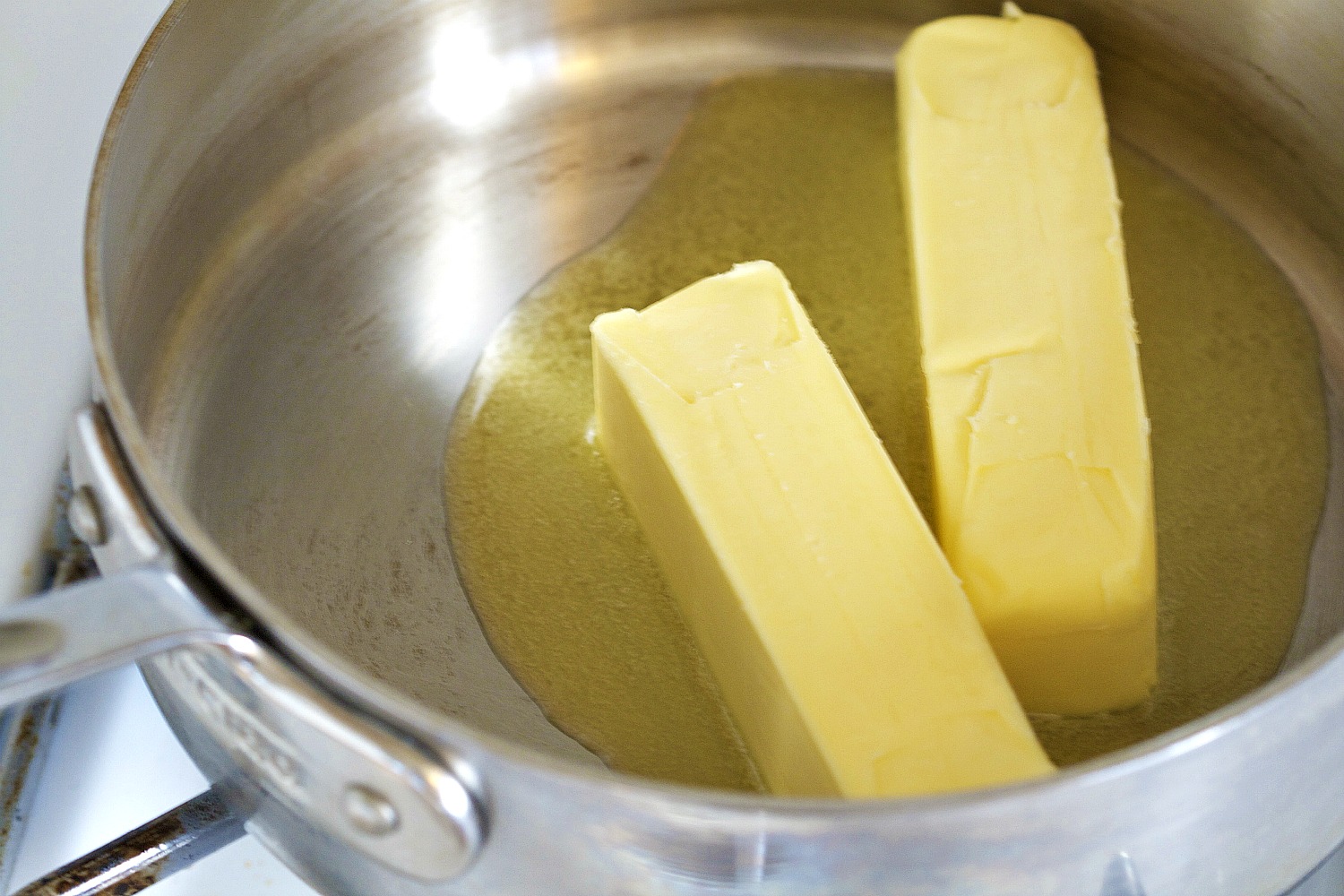 making ghee from butter