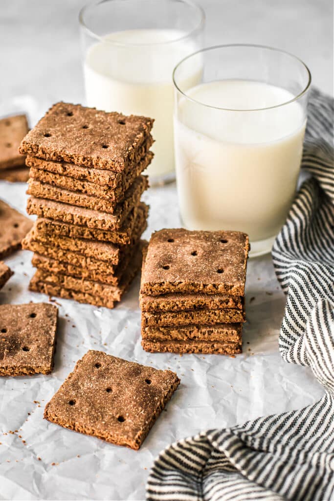 Grain Free Graham Crackers (dairy-free, paleo)