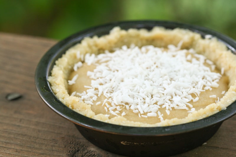 Coconut Tart via DeliciouslyOrganic.net #paleo #grainfree