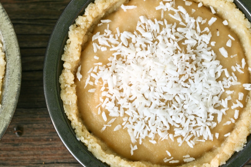 Coconut Tart via DeliciouslyOrganic.net #paleo #grainfree