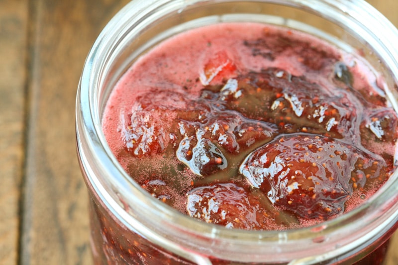 Honey-Sweetened Strawberry Jam 