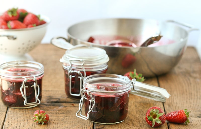 Honey-Sweetened Strawberry Jam 