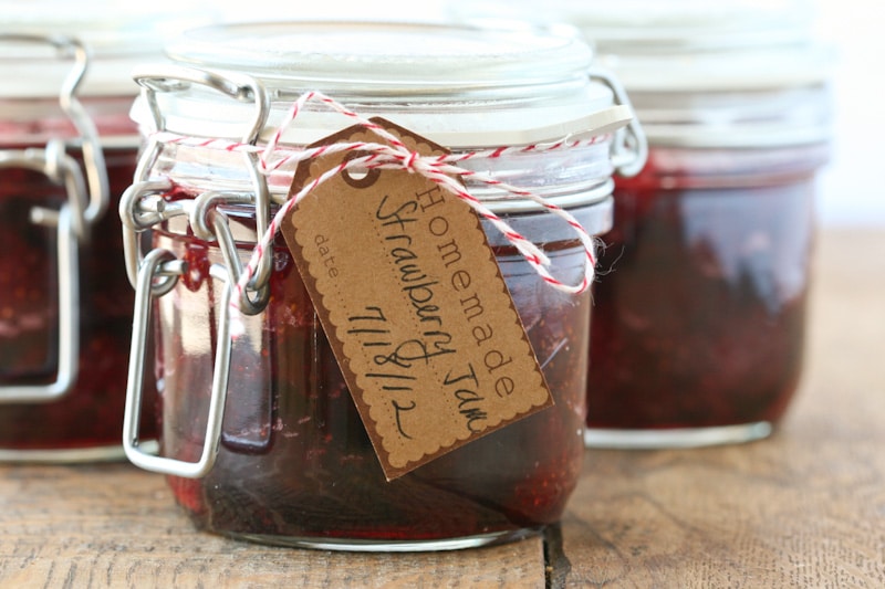 Honey-Sweetened Strawberry Jam 