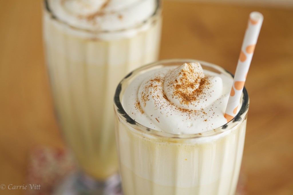 Pumpkin pie shake - a blend of nourishing ingredients that taste like fall. Sometimes I make it as an after-school snack, but you can try it as an easy breakfast or, topped with whipped cream, as a nice dessert.