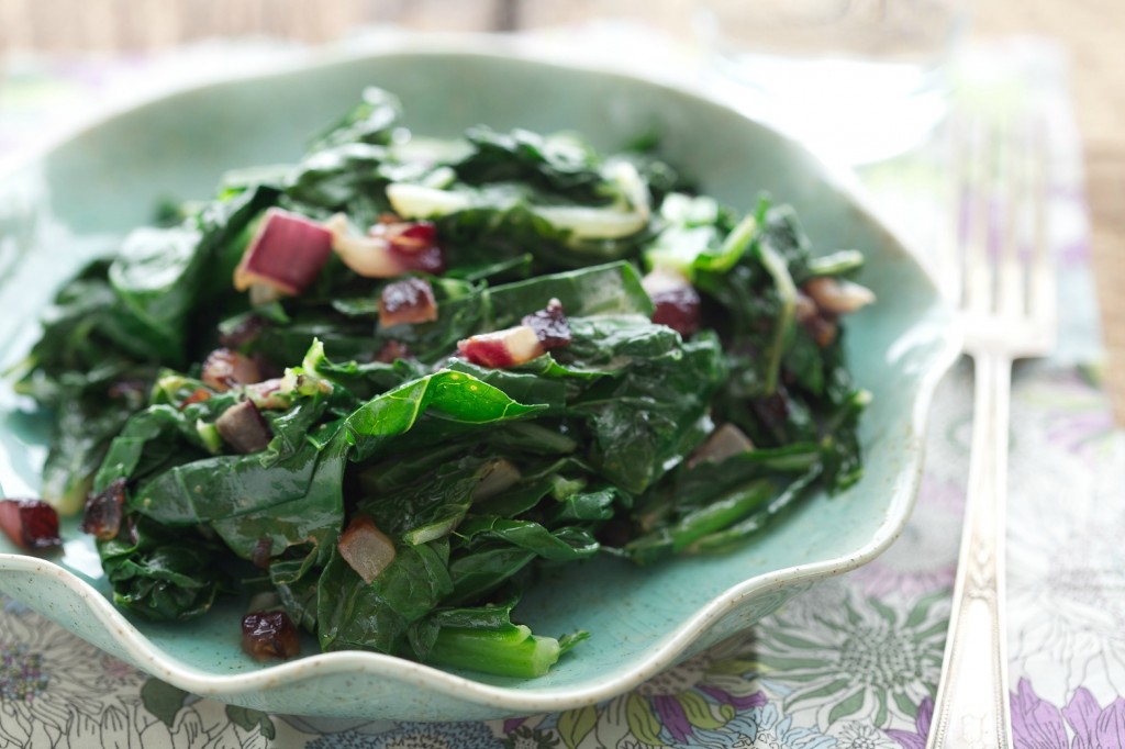 Sautéed leafy greens are great dish to serve alongside roasted meat or fish, or if you really love your vegetables, a bowl of this for dinner makes for a simple and delightful vegetarian meal.