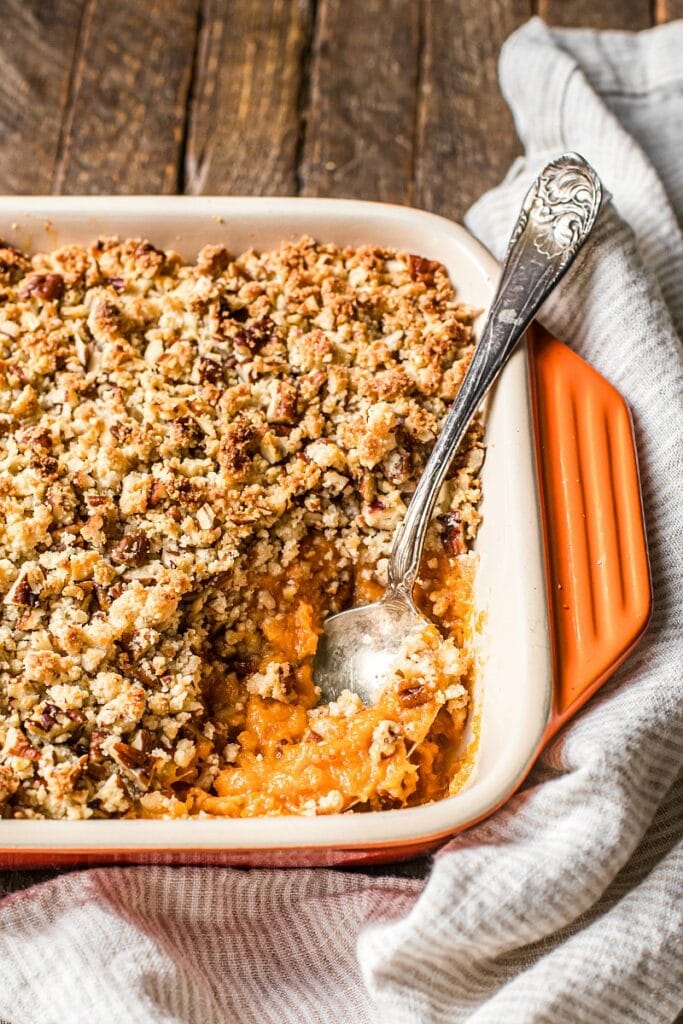 Sweet Potato Casserole (Grain Free, Paleo, Gluten-Free)