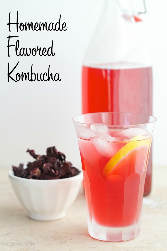 Homemade Flavored Kombucha - Deliciously Organic