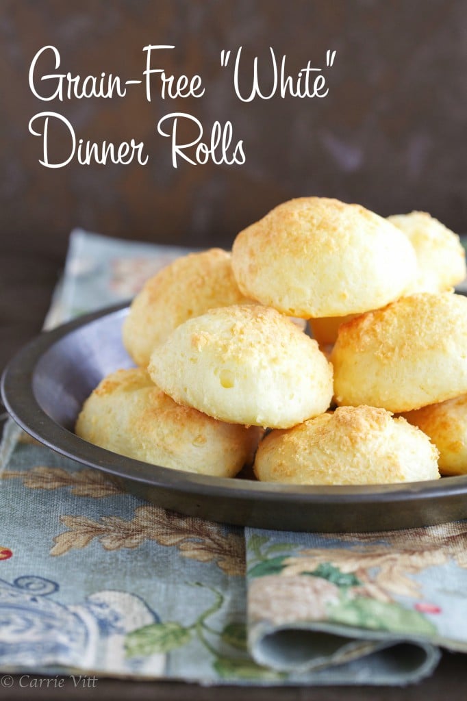 These grain-free, gluten free rolls make a great addition to almost any special dinner!