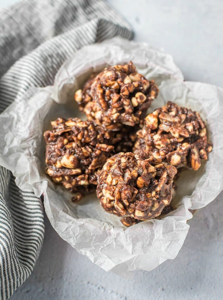 No Bake Cookies (Paleo, Grain Free, Gluten Free, Dairy Free)