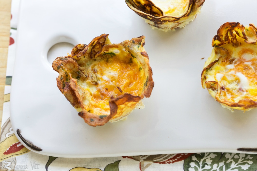 These individual quiche lorraine make for a nice breakfast - just make them the day before, store in the fridge, then reheat in the morning.