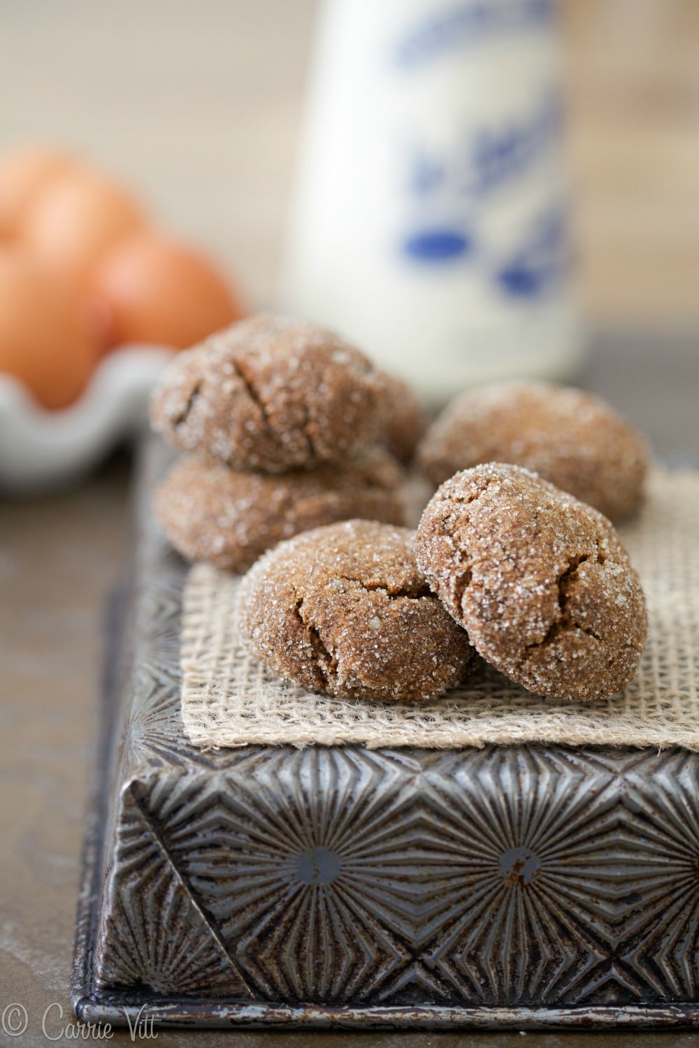 The Perfect Molasses Cookie (Grain Free, Paleo)