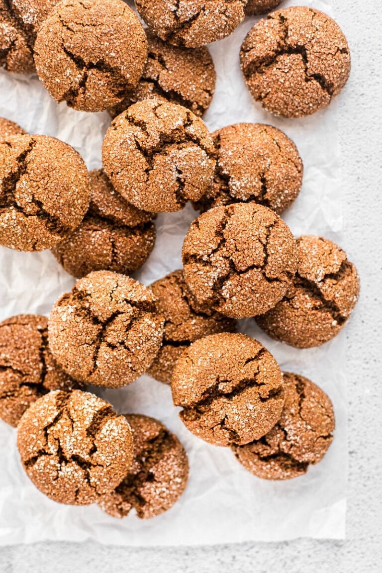 The Perfect Molasses Cookie Recipe (Grain Free, Paleo)