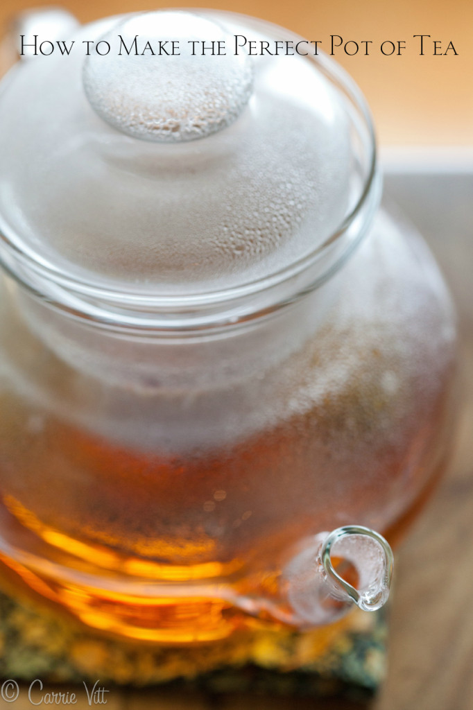 How to Make a Perfect Pot of Tea - I looked for the 'right' teapot for years. When I saw this glass beauty a few months ago, I knew it was the one. The simple, classic shape doesn’t leach anything strange into the tea.