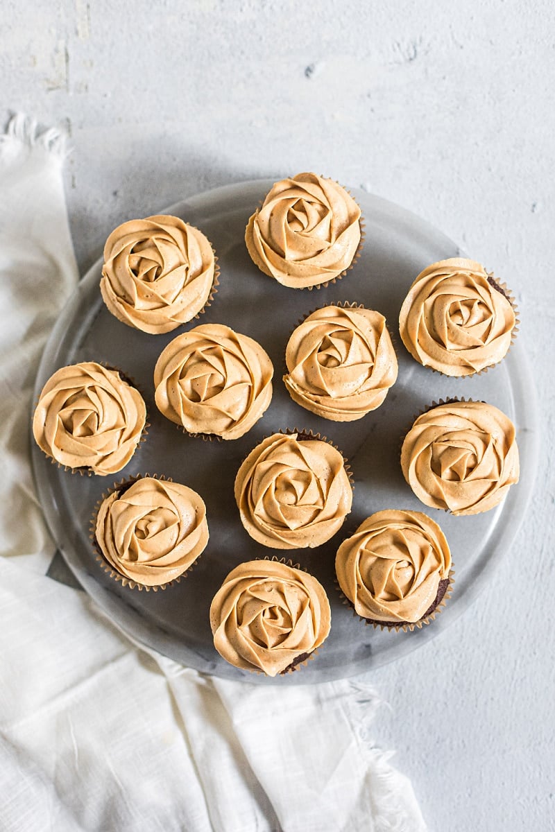 Gluten-Free Chocolate Cupcakes with Peanut Butter Frosting