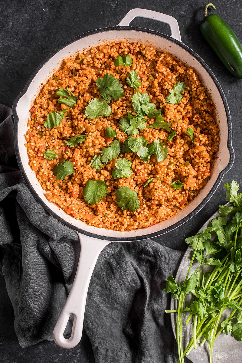 Mexican Cauliflower Rice (Gluten-Free)
