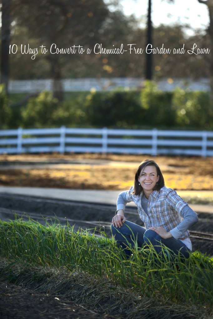 Wanting to ditch the chemicals in your yard? Here are 10 ways to convert to a chemical-free garden and lawn. I think #10 might be the hardest!