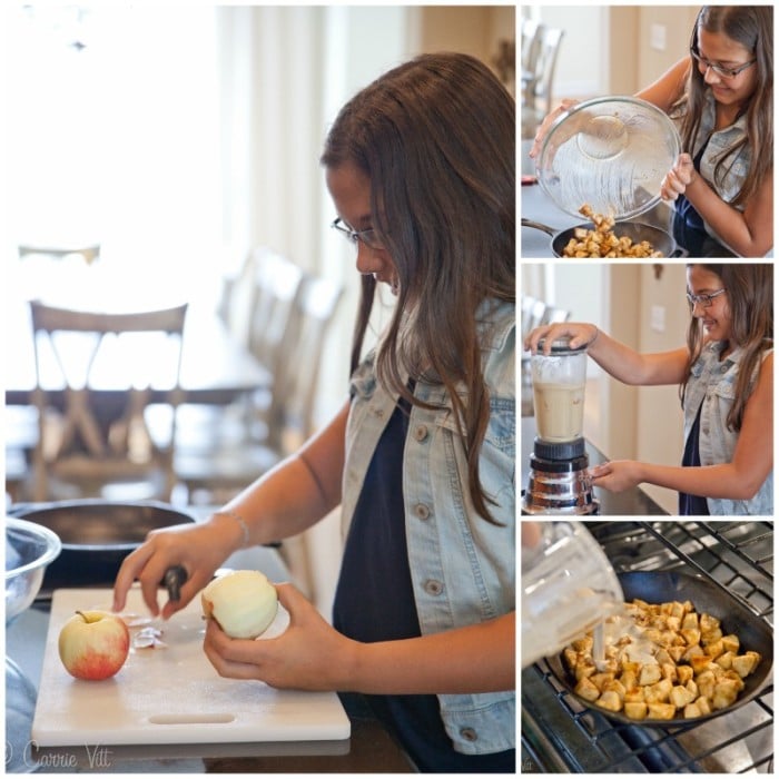 This apple pancake is simple to make and provides a light and sweet treat for breakfast.