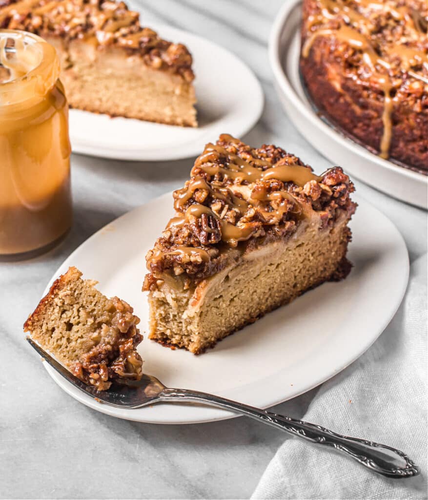 Salted Caramel Apple Coffee Cake (Grain-Free)