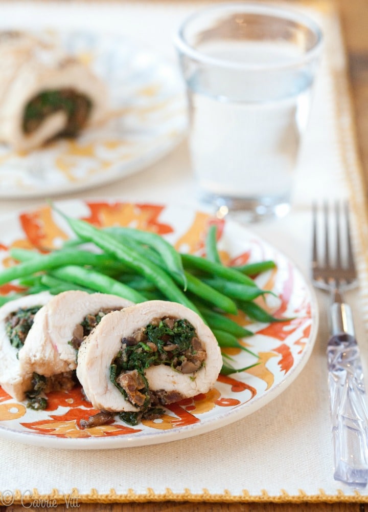 I've always been a fan of turkey roulade. I love the impressive presentation and the flexibility to fill the meat with a variety of vegetables and spices.