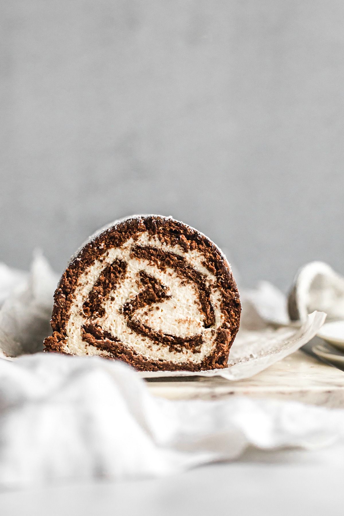 Chocolate Swiss Roll Cake Recipe (Grain-Free, Paleo)
