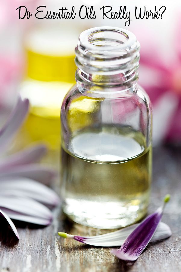 Do essential oils really work? Whenever we’re thinking about putting something on or in our bodies, it’s good to be skeptical and check out all the ingredients and available facts.