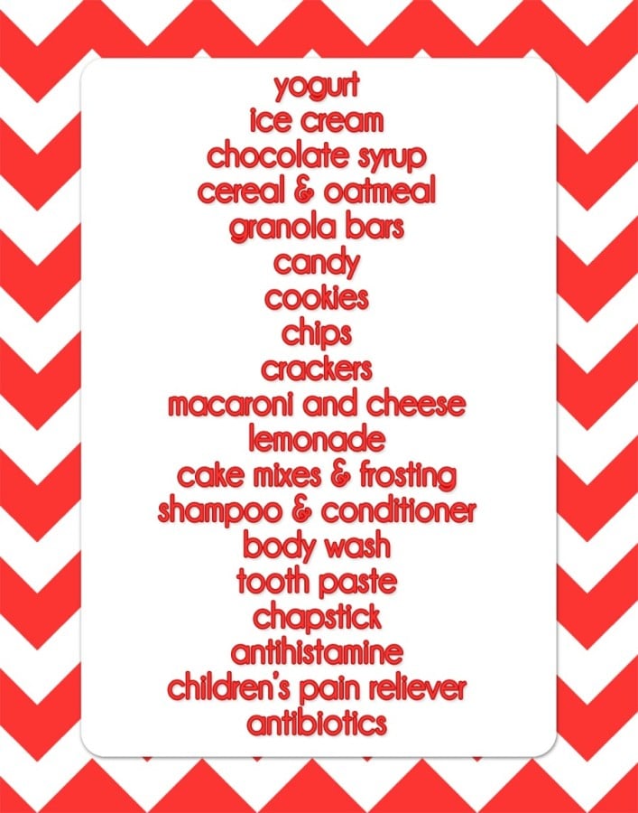 List of Foods with Red Dye 40